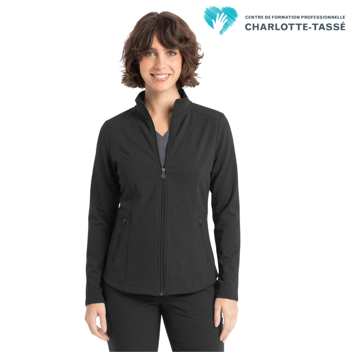 Veste, femme - NOIR - CHARLOTTE TASSÉ