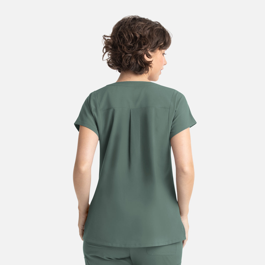 Haut avec col mandarin, femme - MOMENTUM - 5003