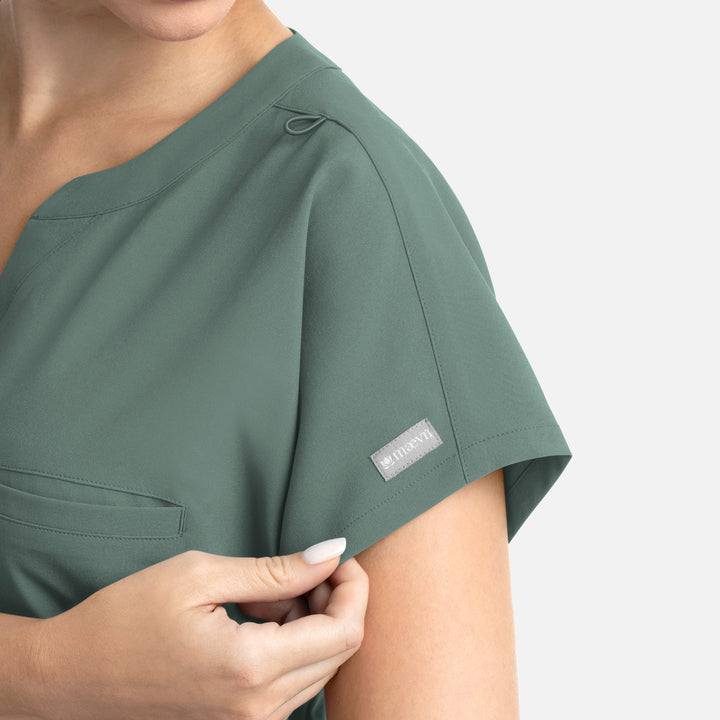 Haut avec col mandarin, femme - MOMENTUM - 5003