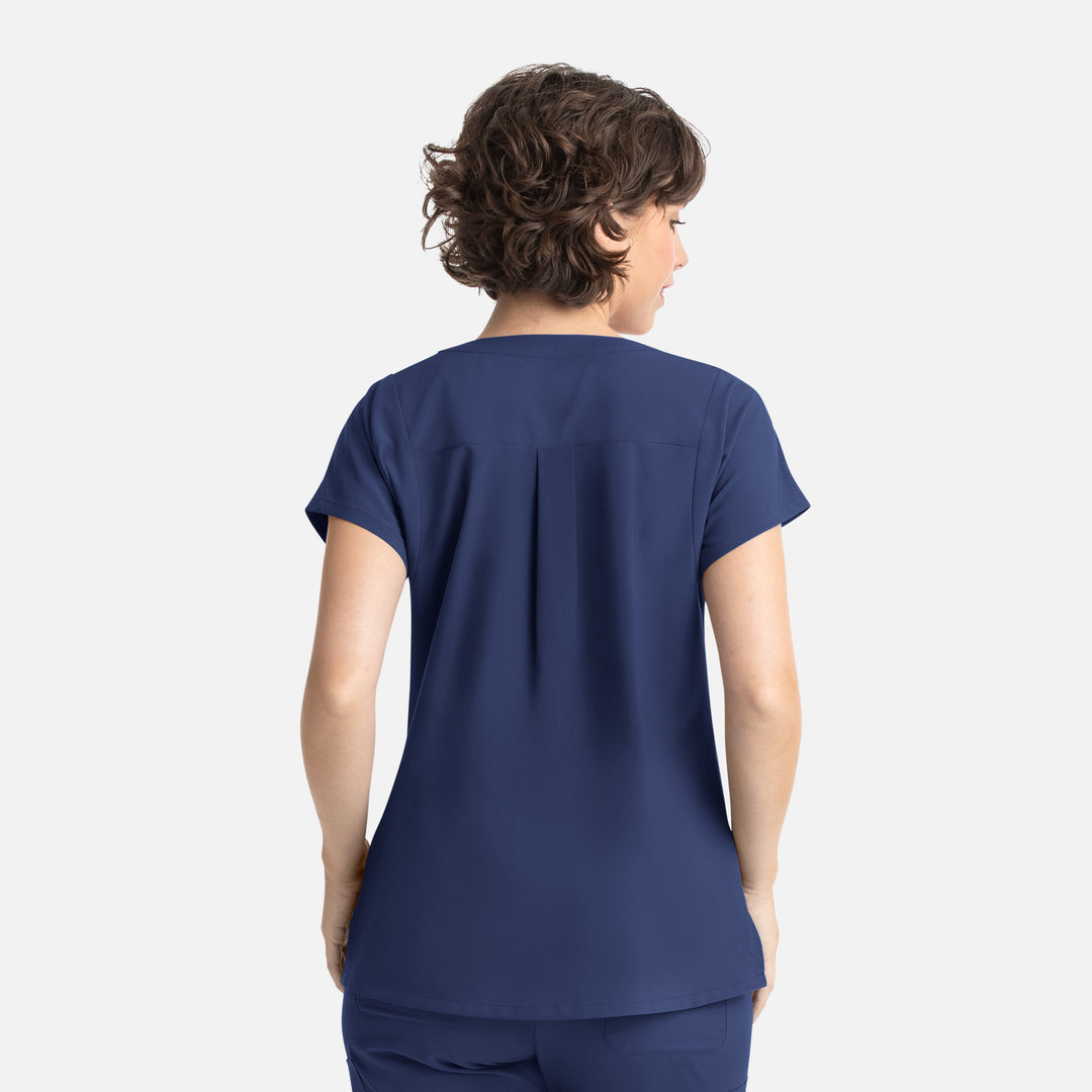 Haut avec col mandarin, femme - MOMENTUM - 5003