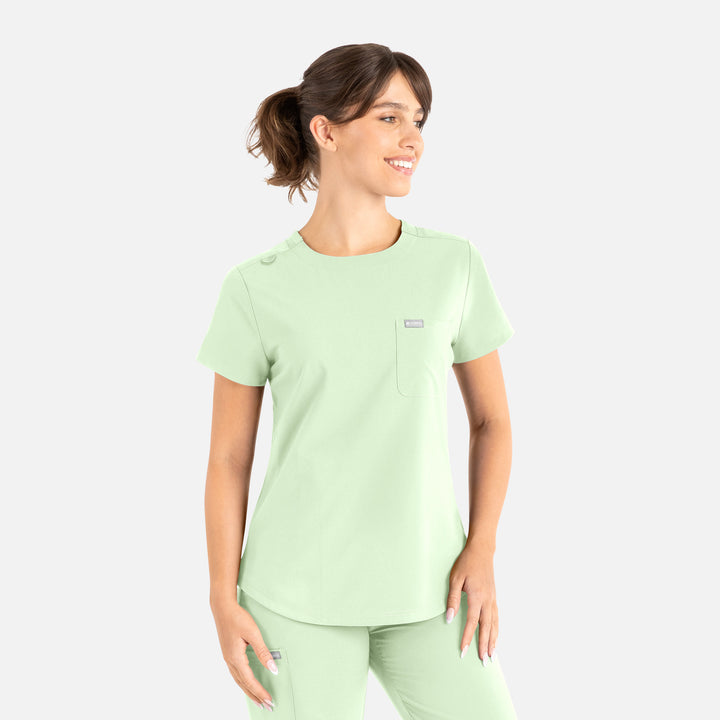 Haut à col rond, femme - MOMENTUM - 5005
