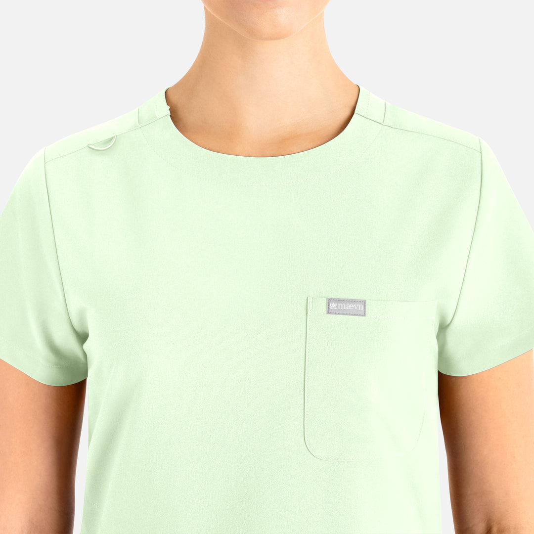 Haut à col rond, femme - MOMENTUM - 5005