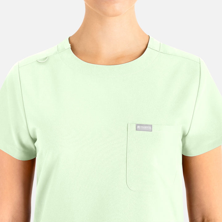 Haut à col rond, femme - MOMENTUM - 5005