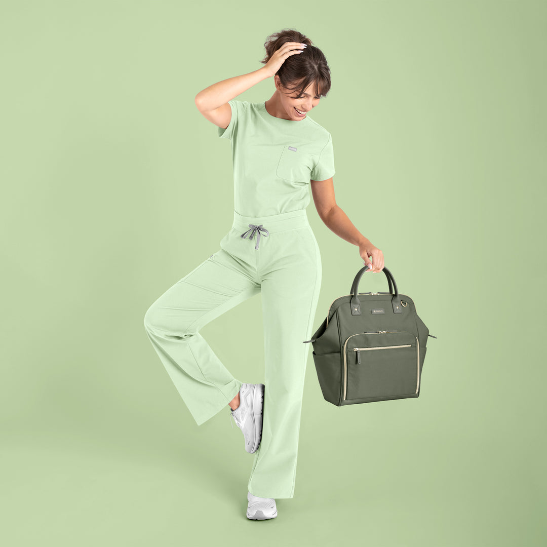 Haut à col rond, femme - MOMENTUM - 5005