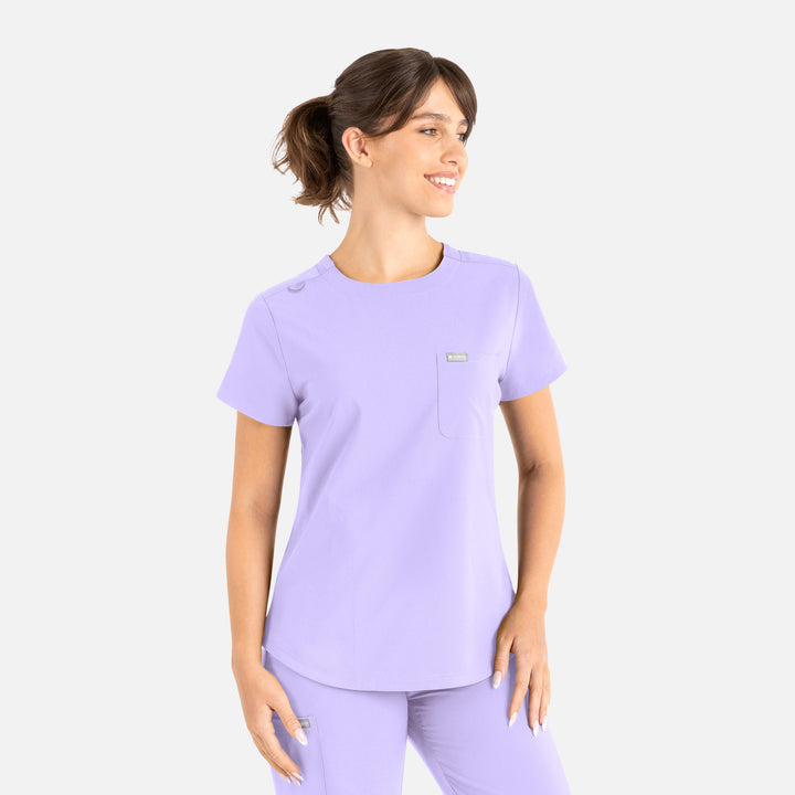 Haut à col rond, femme - MOMENTUM - 5005