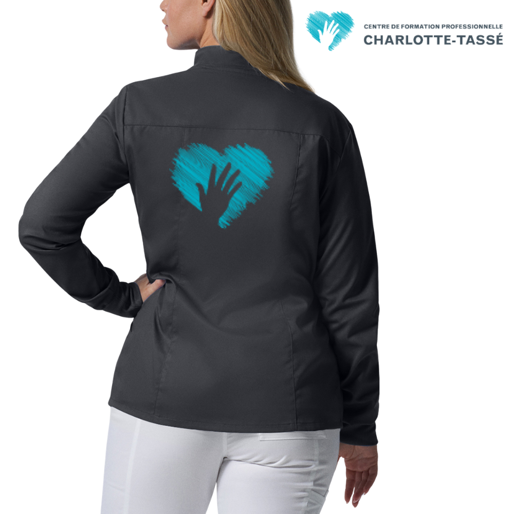 Veste, femme - GRIS - CHARLOTTE TASSÉ