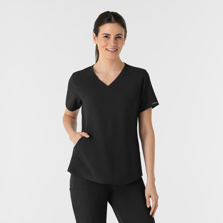 Haut avec poches latérales en bas, femme - RENEW - 6254