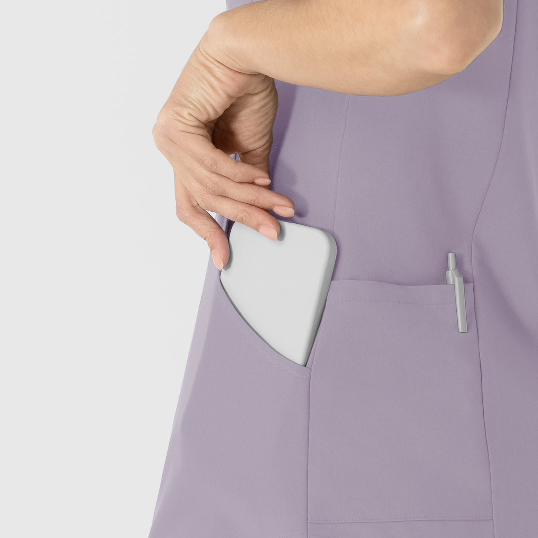 Haut avec poches latérales en bas, femme - RENEW - 6254