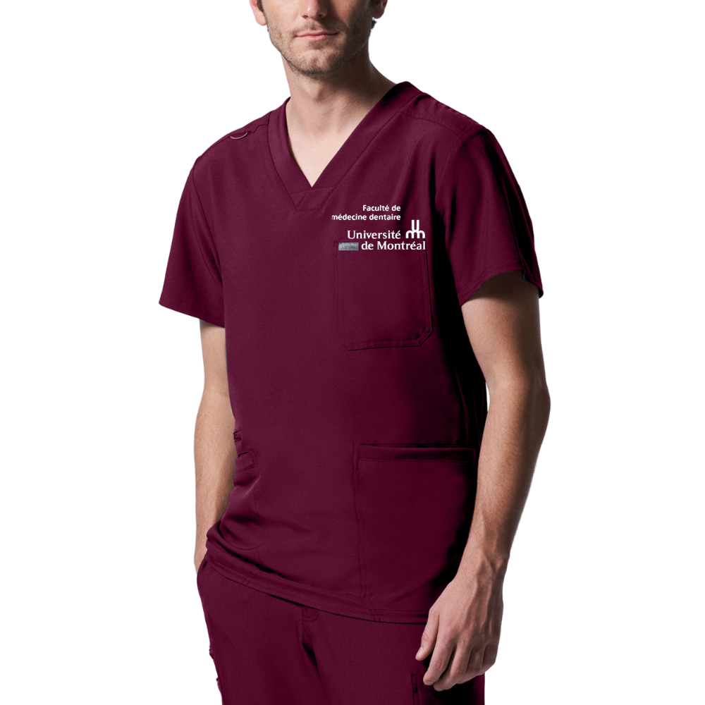 Haut avec poches en bas, homme - Université de Montréal (Médecine Dentaire)