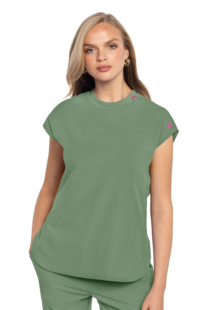 Haut à col rond, femme - MEDCOUTURE - 703