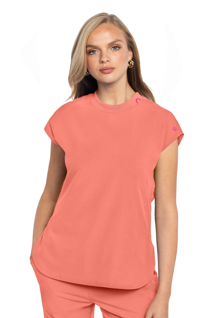 Haut à col rond, femme - MEDCOUTURE - 703