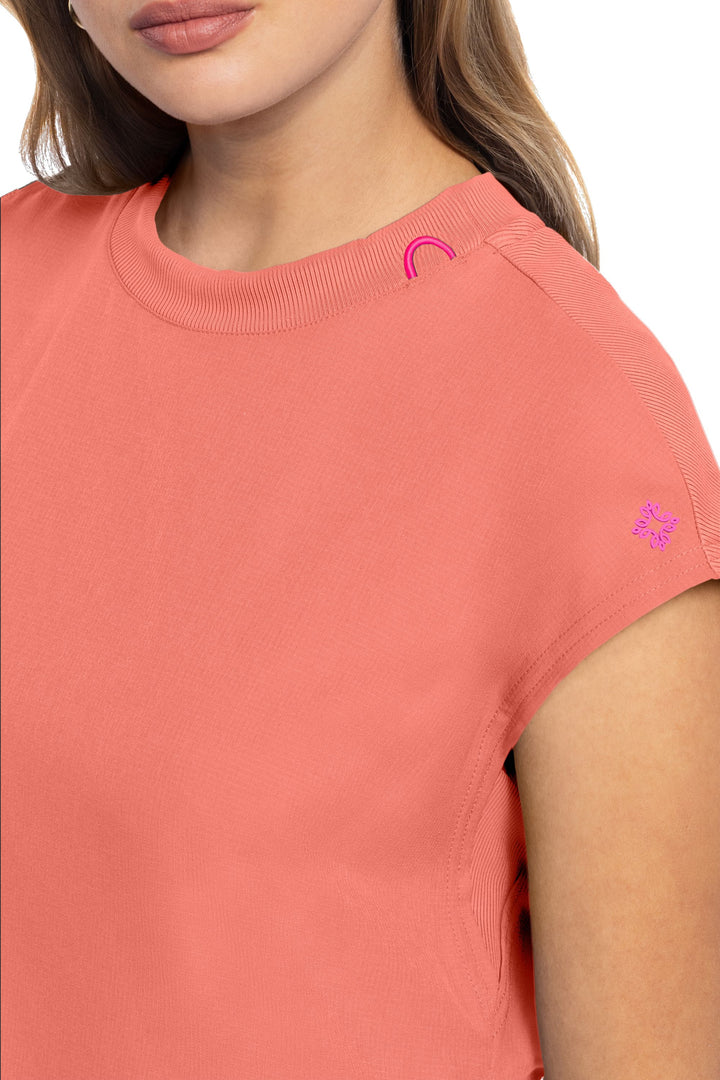 Haut à col rond, femme - MEDCOUTURE - 703