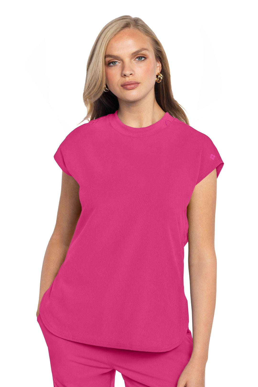 Haut à col rond, femme - MEDCOUTURE - 703