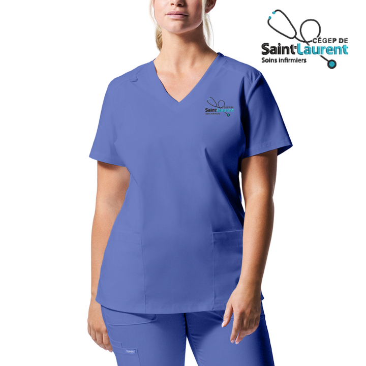 Haut avec poches en bas, femme - PROFLEX (CEGEP DE SAINT-LAURENT)