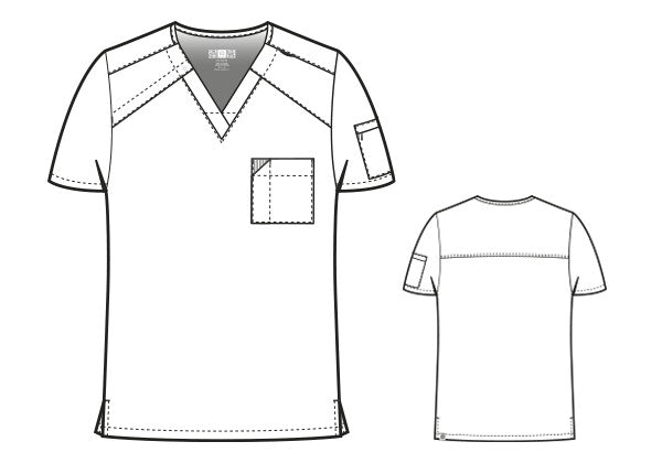 Haut avec poche poitrine, homme - RENEW - 6034